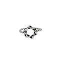 benutzerdefinierte Silberschmuck 925 Sterling Ringe Schmuckeinkäufer, Männer Frauen Silber Davidstern Ring Hexagramm Geschenk für Liebhaber